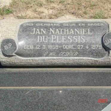 PLESSIS Jan Nathaniel, du 1959-1979
