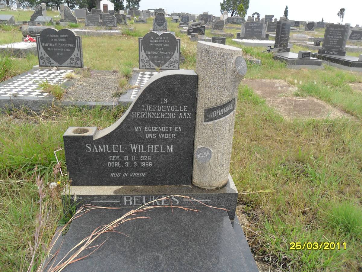 BEUKES Samuel Wilhelm 1926-1966