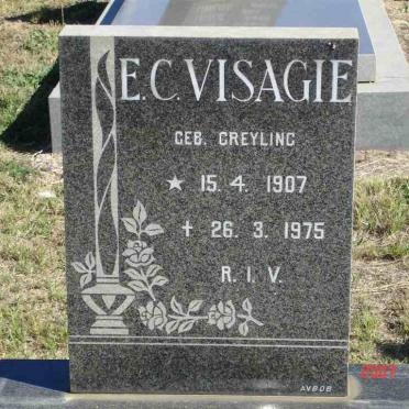 VISAGIE E.C. née GREYLING 1907-1975