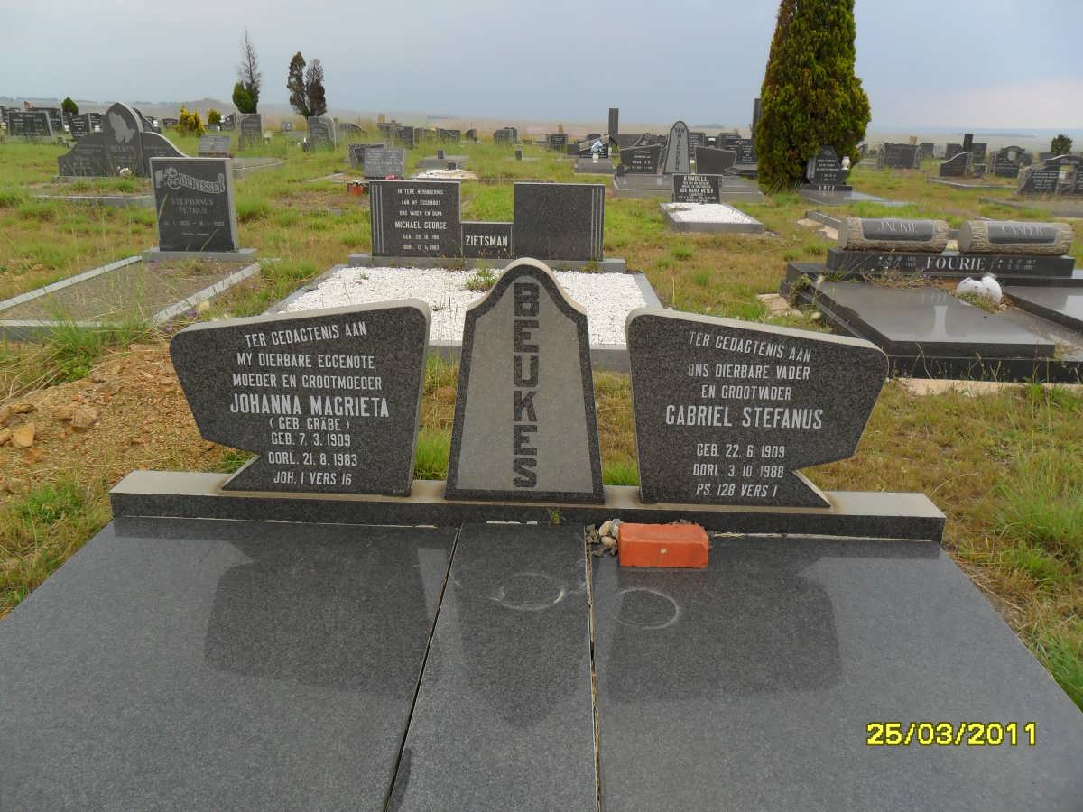 BEUKES Gabriel Stefanus 1909-1988 & Johanna Magrieta GRÄBE 1909-1983