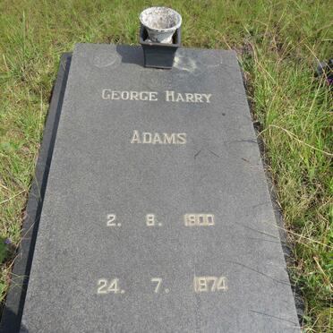 ADAMS George Harry 1900-1974