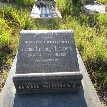 BADENHORST Frans Lodewyk Lourens 1914-1961