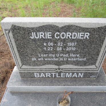 BARTLEMAN Jurie Cordier 1987-2010