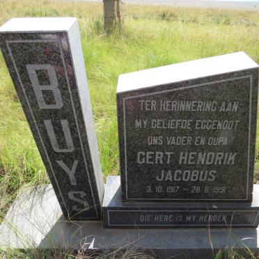 BUYS Gert Hendrik Jacobus 1917-1991