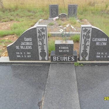 BEUKES David Jacobus De Villiers 1907-1977 &amp; Catharina Helena 1913-1992