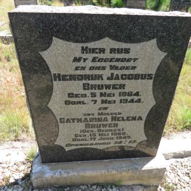 BRUWER Hendruk Jacobus 1864-1944 & Catharina Helena BEUKES 1869-1949