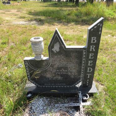 BREEDT Gerhardus Petrus 1941-2010 