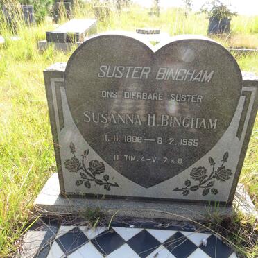 BINGHAM Susanna H. 1886-1965