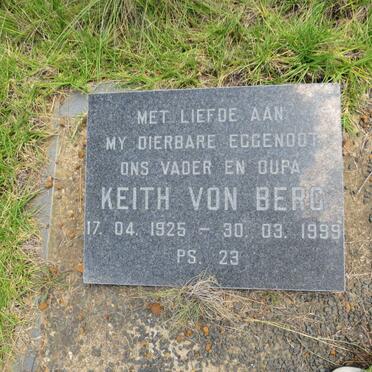 BERG Keith, von 1925-1999