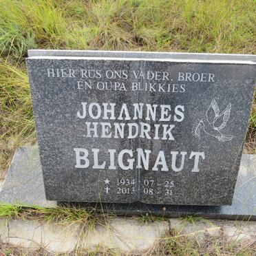 BLIGNAUT Johannes Hendrik 1934-2013