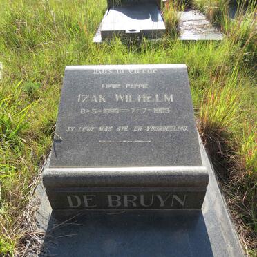 BRUYN Izak Wilhelm, de 1889-1963