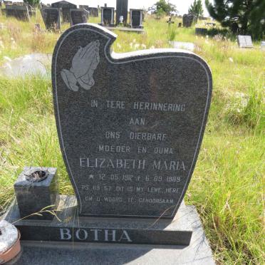 BOTHA Elizabeth Maria 1912-1989