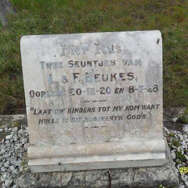 BEUKES -1920 :: BEUKES -1928