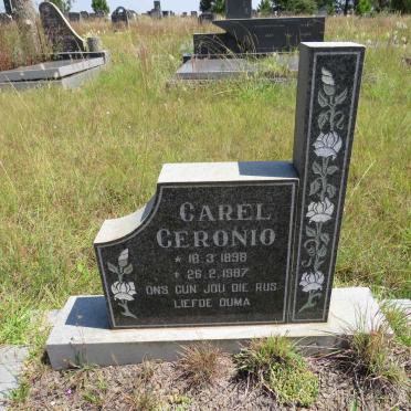 CERONIO Carel 1898-1987