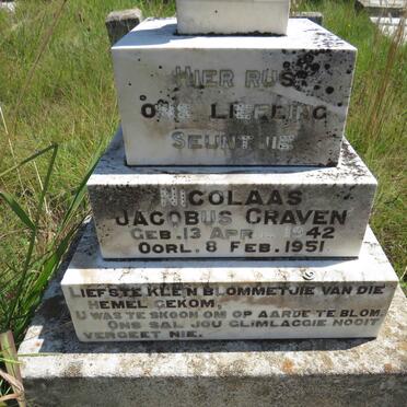 CRAVEN Nicolaas Jacobs 1942-1951