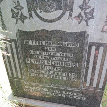 CILLIERS Petrus Gerhardus 1879-1969