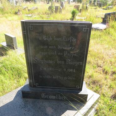 CROWTHER Stephanus Van Rooyen 1914-1964