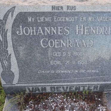DEVENTER Johannes Hendrik Coenraad, van 1908-1958