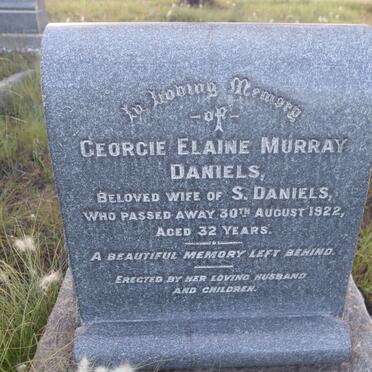 DANIELS Georgie Elaine Murray -1922
