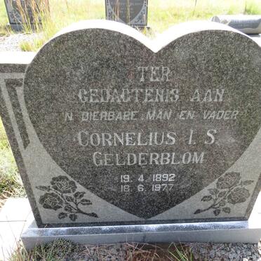 GELDERBLOM Cornelius I.S. 1892-1977