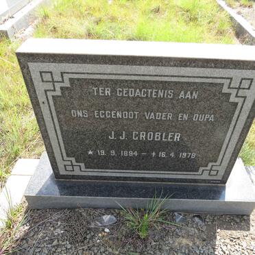 GROBLER J.J. 1894-1978