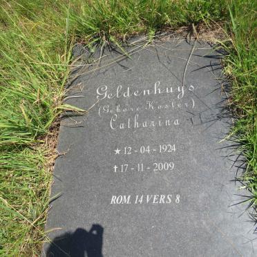 GELDENHUYS Catharina nee KOSTER 1924-2009