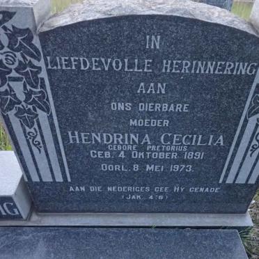 GULDENPFENNNIG Hendrina Cecilia PRETORIUS 1891-1973