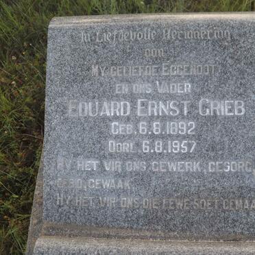 GRIEB Eduard Ernst 1892-1957