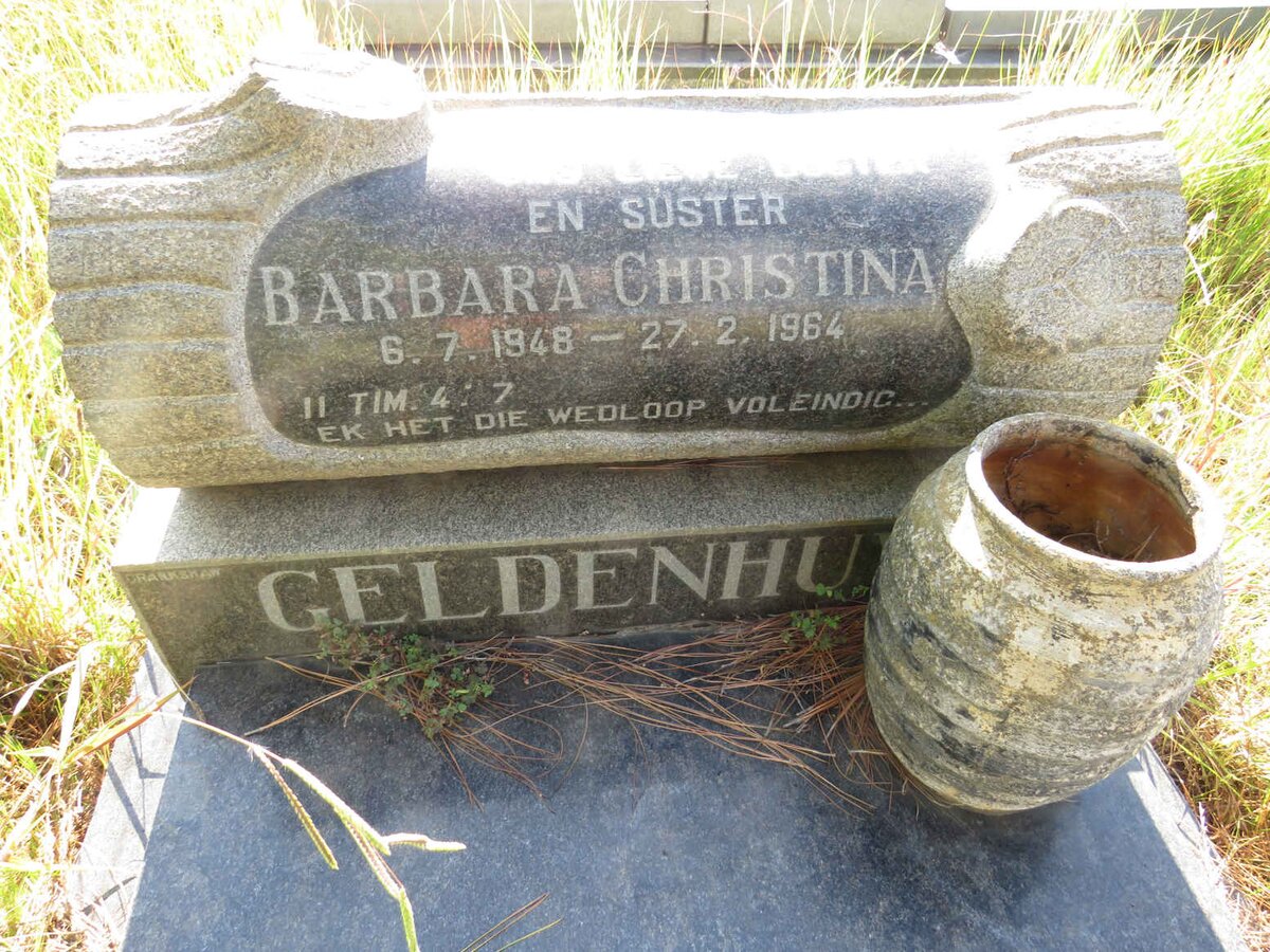 GELDENHUYS Barbara Christina 1948-1964