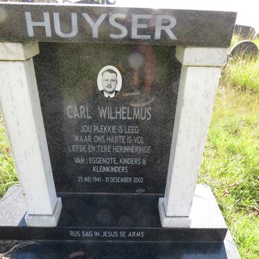 HUYSER Carl Wilhelmus 1941-2002 