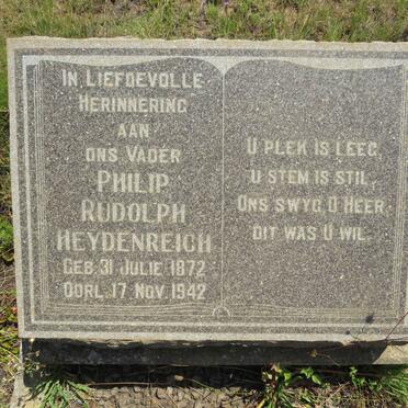 HEYDENREICH Philip Rudolph 1872-1942