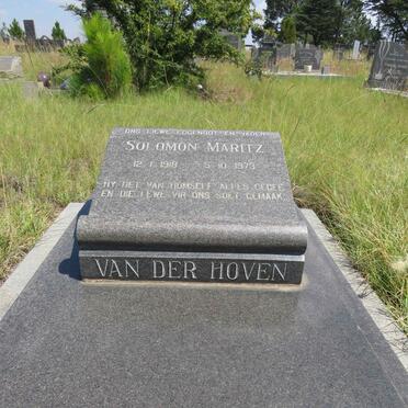 HOVEN Solomon Maritz, van der 1918-1973
