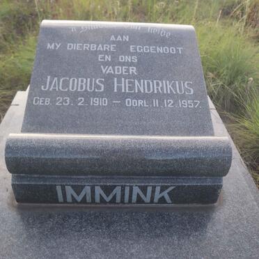 IMMINK Jacobus Hendrikus 1910-1957