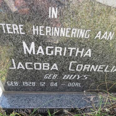 JAGER Adam Marthinus Christoffel, de 1921-1998 & Magritha Jacoba Cornelia BUYS 1928- _2