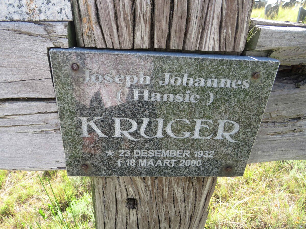 KRUGER Joseph Johannes 1932-2000