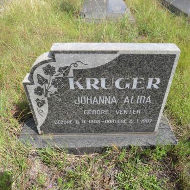KRUGER Johanna Alida nee VENTER 1903-1987