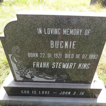 KING Frank Stewart 1921-1992