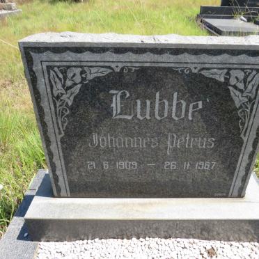 LUBBE Johannes Petrus 1909-1967