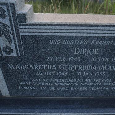 LUBBE Dirkie 1943-1953 :: LUBBE Margaretha Gertruida 1945-1953