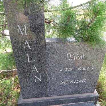 MALAN Danie 1926-1978