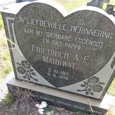 MARKWAT Friedrich A.E. 1917-1978