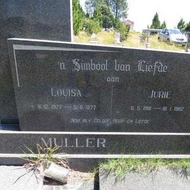 MULLER Jurie 1918-1982 & Louisa 1927-1977