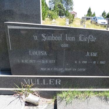 MULLER Jurie 1918-1982 & Louisa 1927-1977