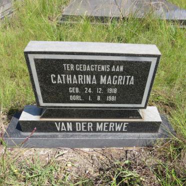 MERWE Catharina Magrita, van der 1918-1981