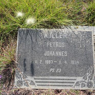 MULLER Petrus Johannes 1897-1984