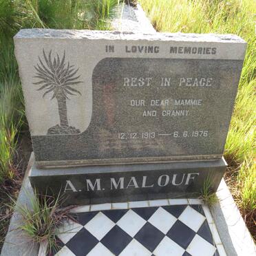 MALOUF A.M. 1913-1976