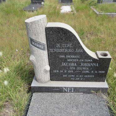 NEL Jacoba Johanna nee ZEILINGA 1919-1996