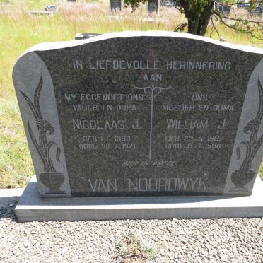 NOORDWYK Nicolaas J., van 1890-1971 & William J. 1907-1986 