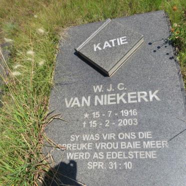 NIEKERK W.J.C., van 1916-2003