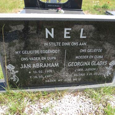 NEL Jan Abraham 1909-1997 & Georgina Gladys JUDSON 1920-2013